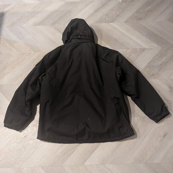 NordicTrack Parka Coat Black XXL Size 50-52 Removable Lining and Hood - Picture 7 of 9
